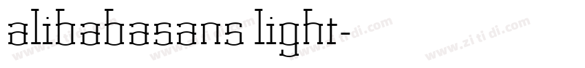 alibabasans light字体转换 alibabasans light字体转换